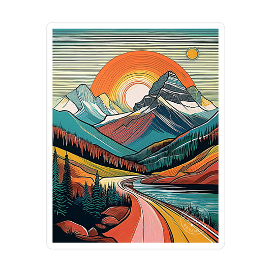 Glacier National Park Vinyl Decal