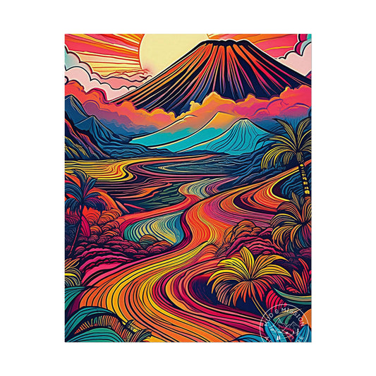 Hawaii Volcanoes National Park Matte Poster