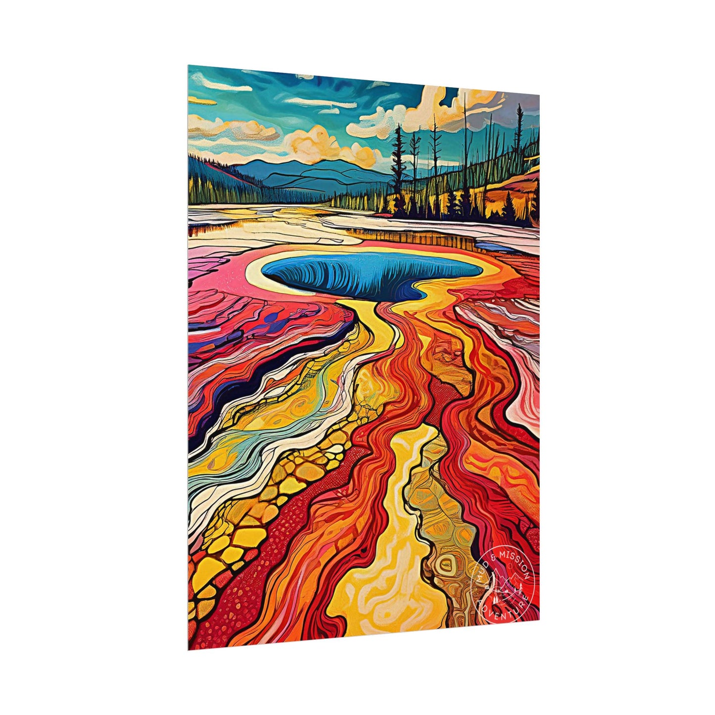 Yellowstone National Park Matte Poster