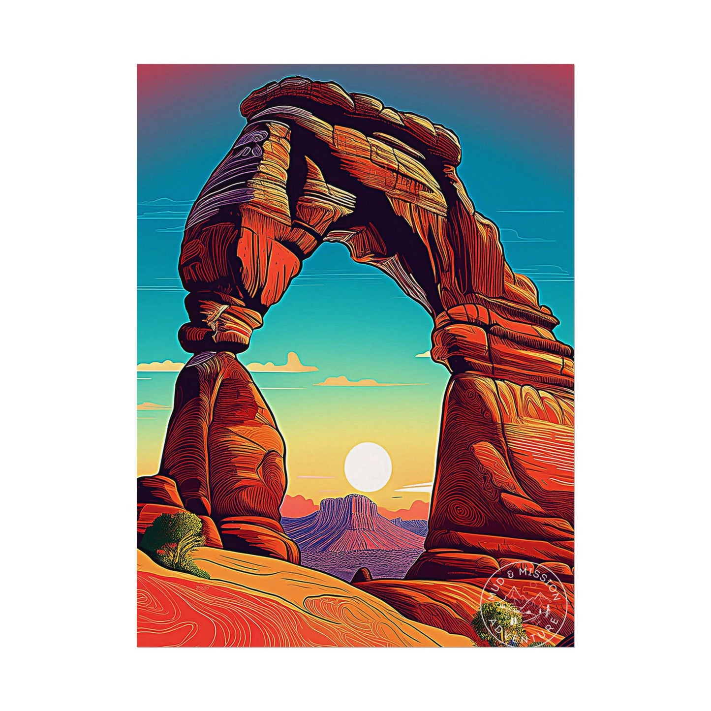 Arches National Park Matte Poster