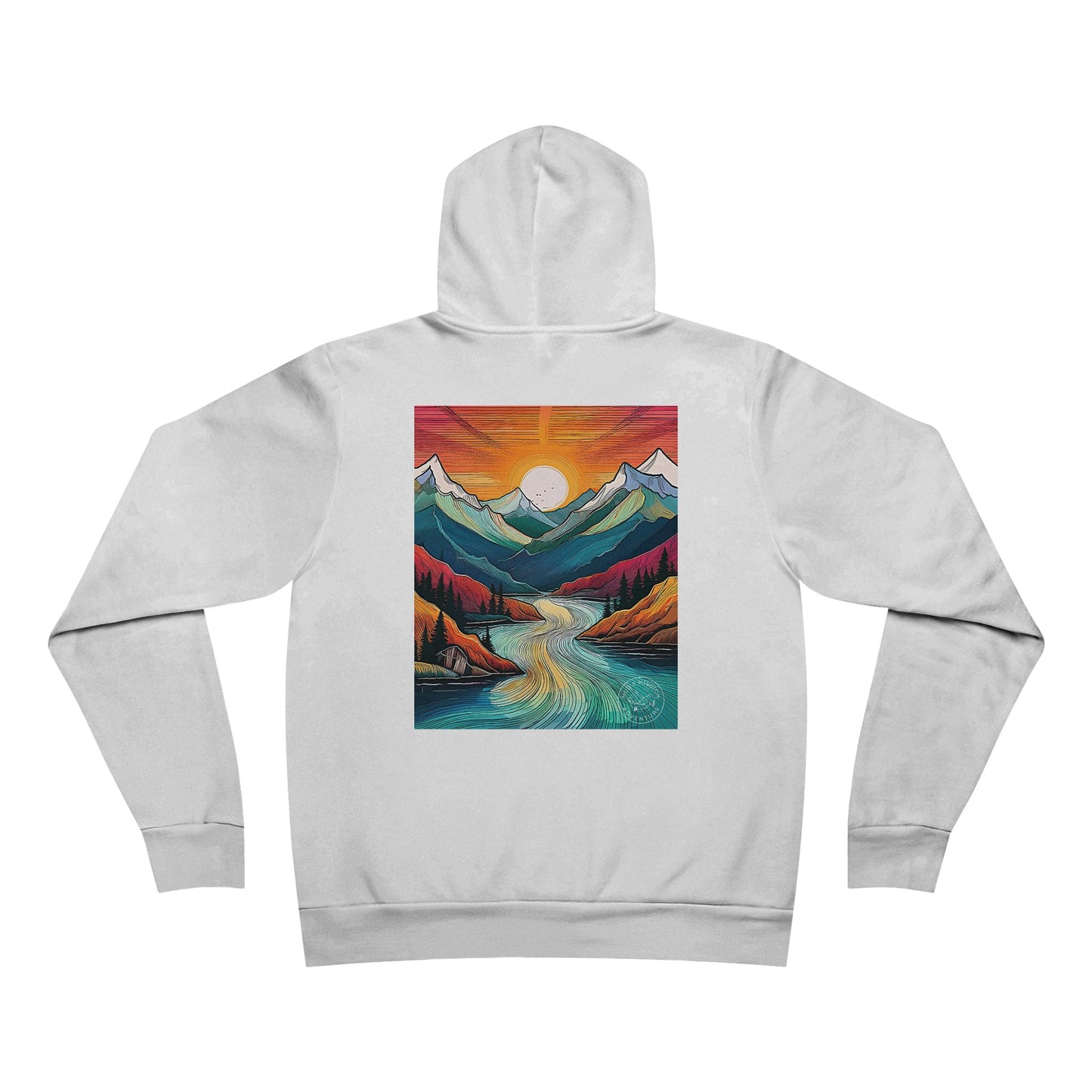 Kenai Fjords National Park Fleece Hoodie