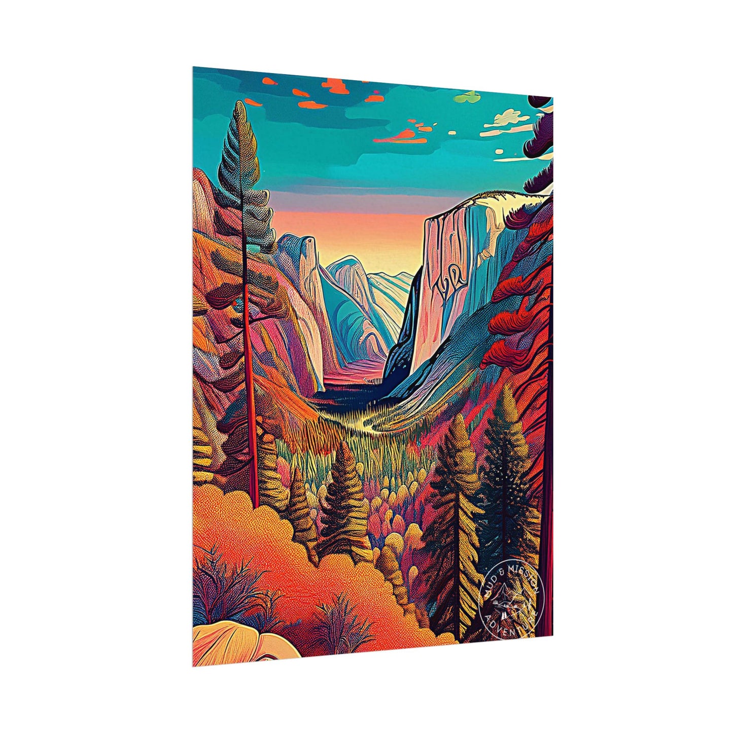 Yosemite National Park Matte Poster
