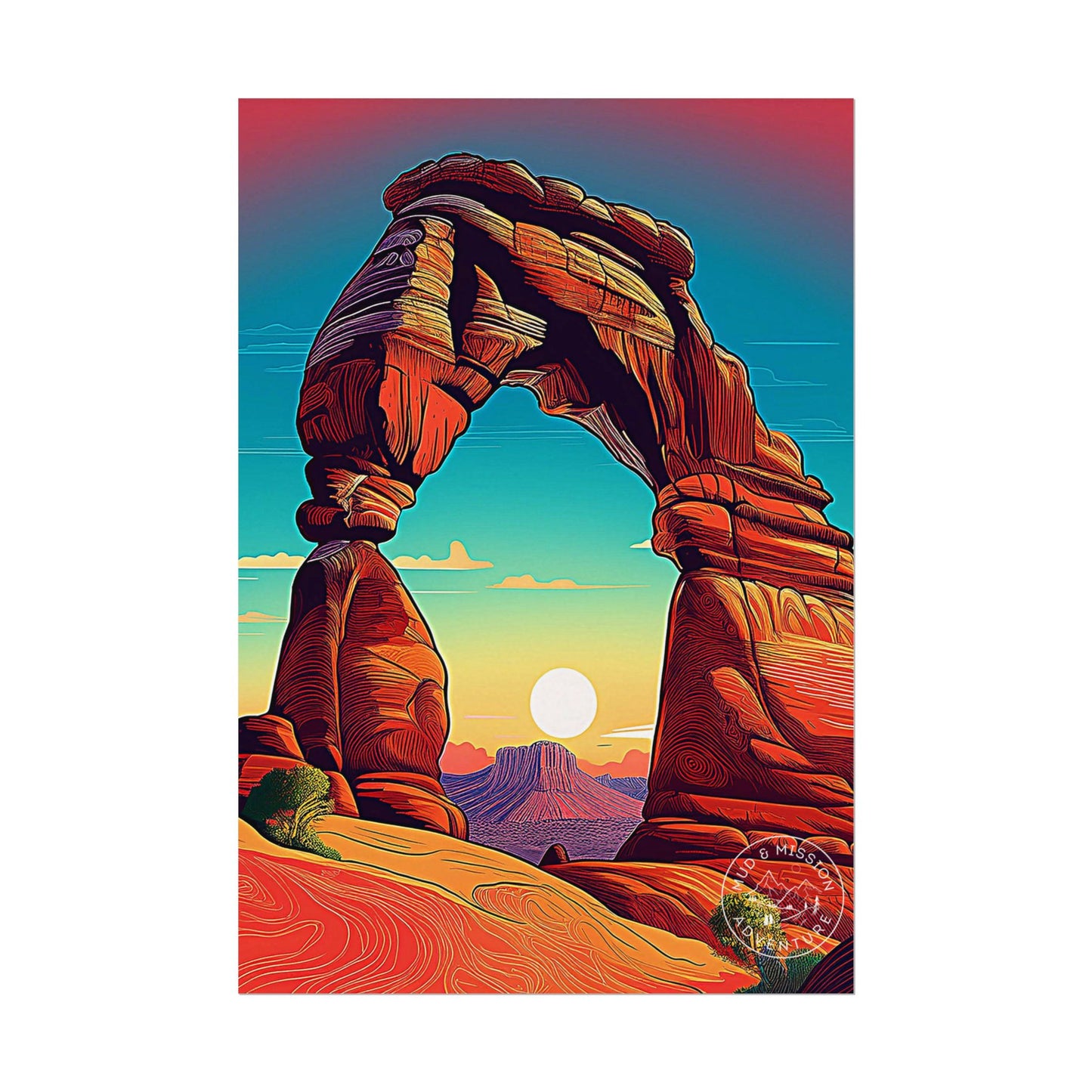 Arches National Park Matte Poster