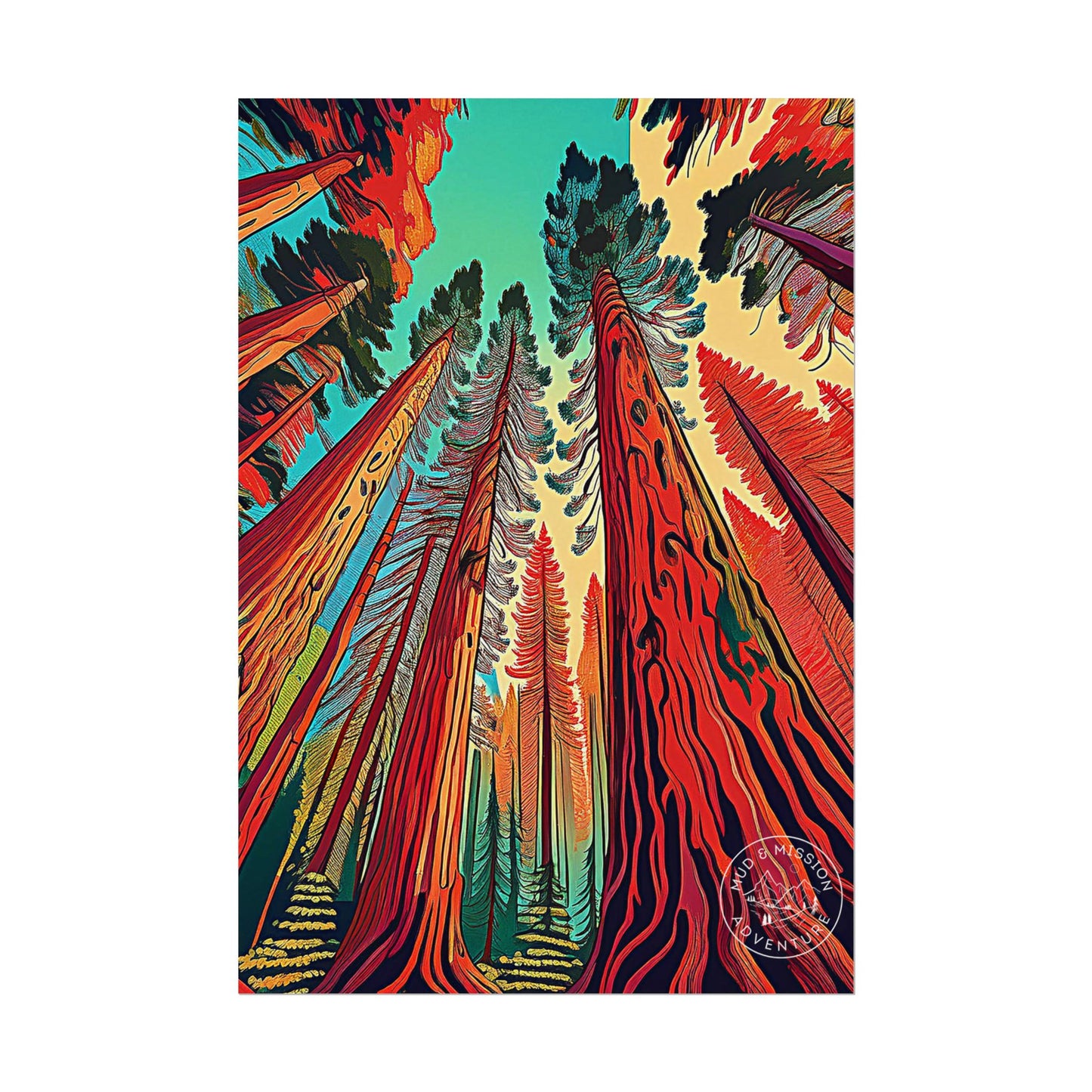 Redwood National Park Matte Poster