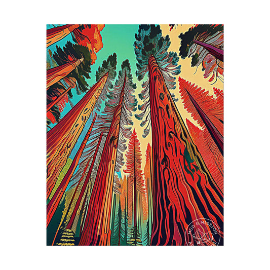 Redwood National Park Matte Poster