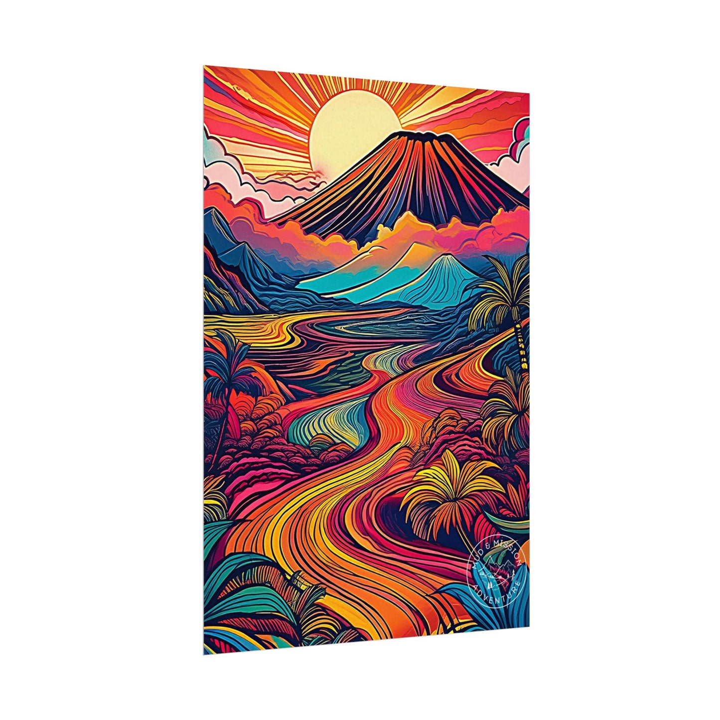 Hawaii Volcanoes National Park Matte Poster