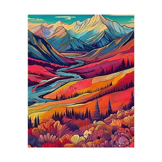 Denali National Park Matte Poster
