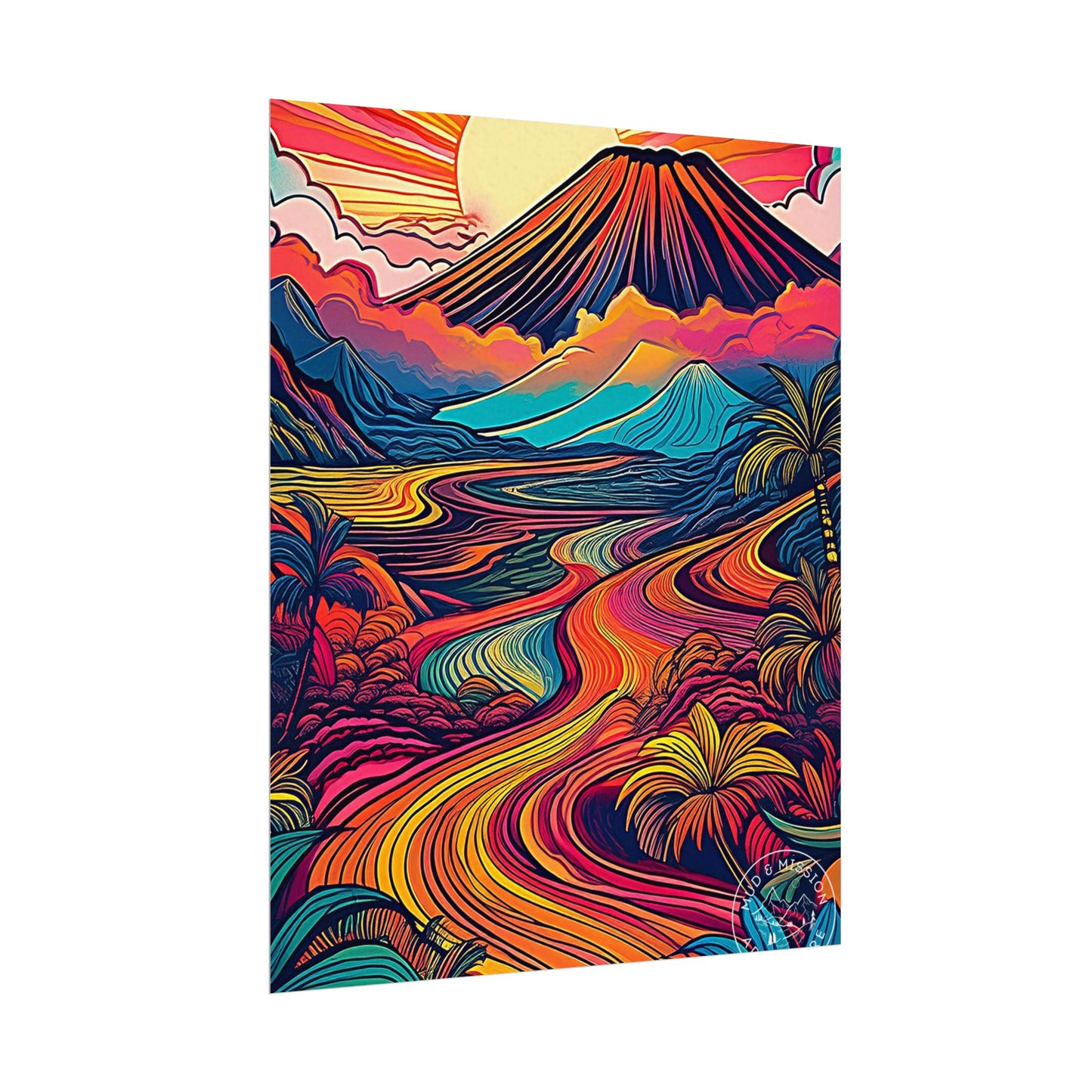 Hawaii Volcanoes National Park Matte Poster