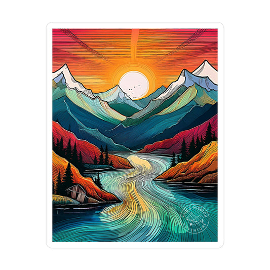 Kenai Fjords National Park Vinyl Decal