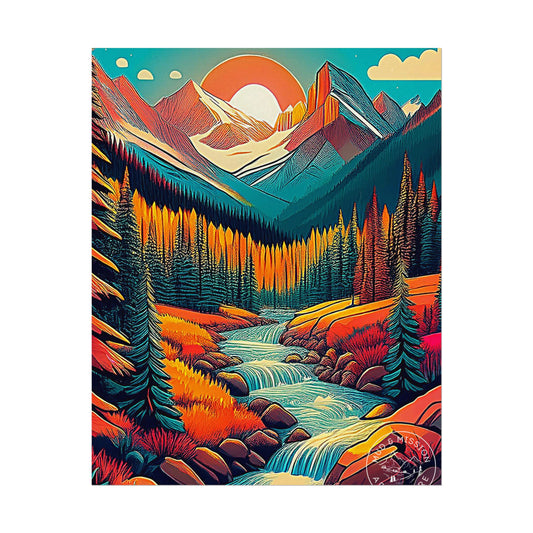 Rocky Mountain National Park Matte Poster