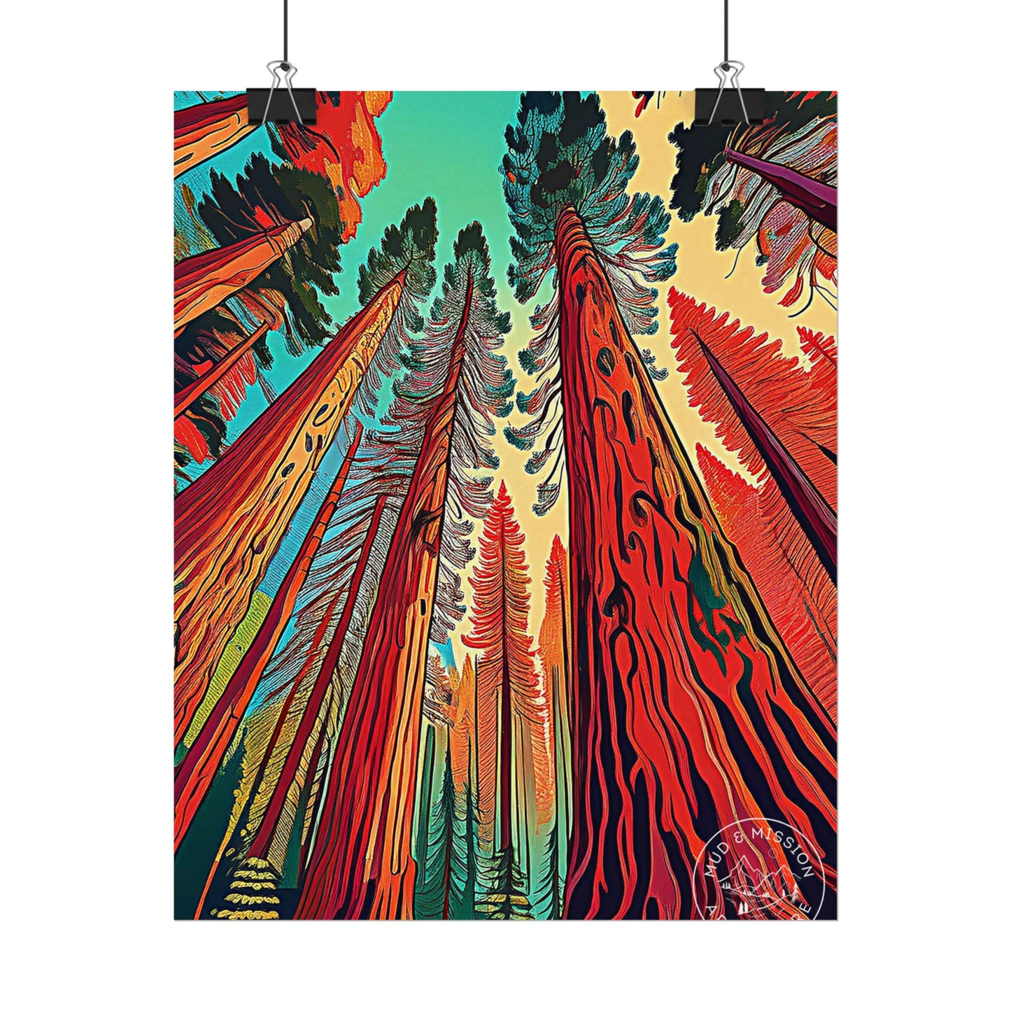 Redwood National Park Matte Poster