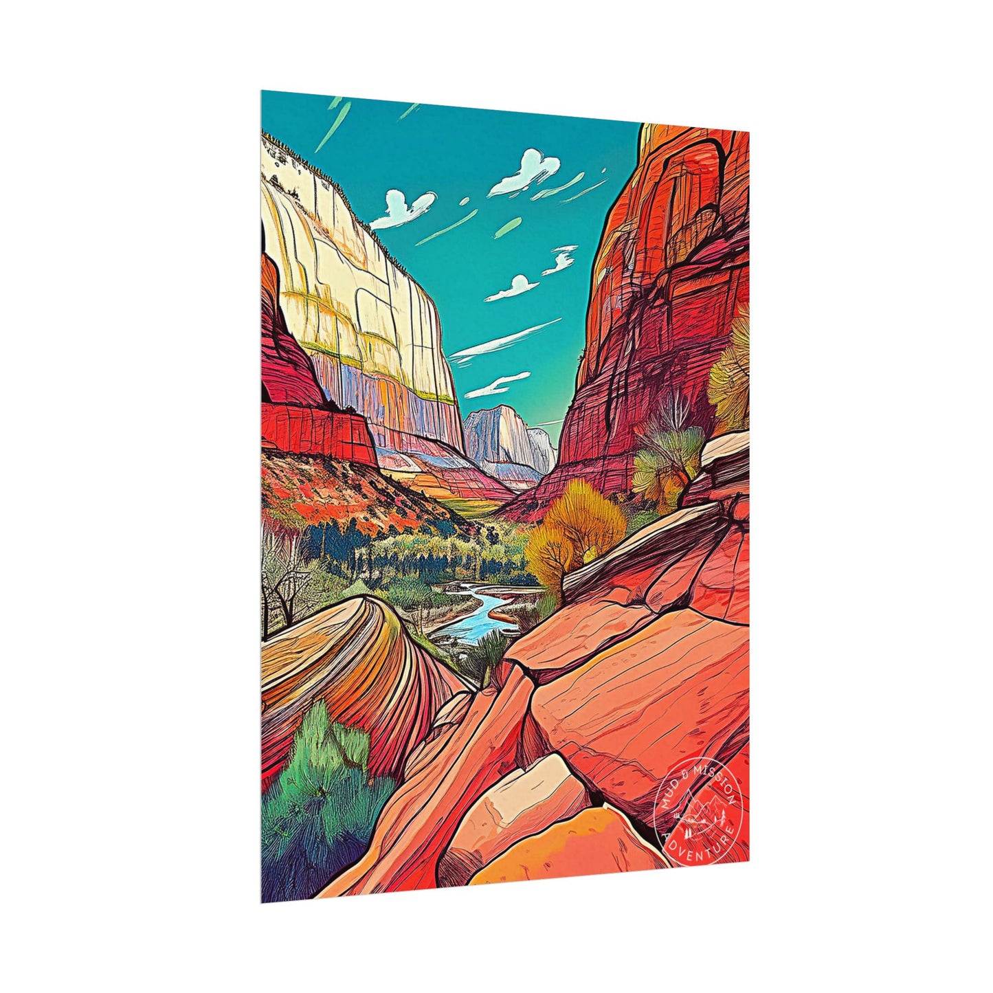 Zion National Park Matte Poster