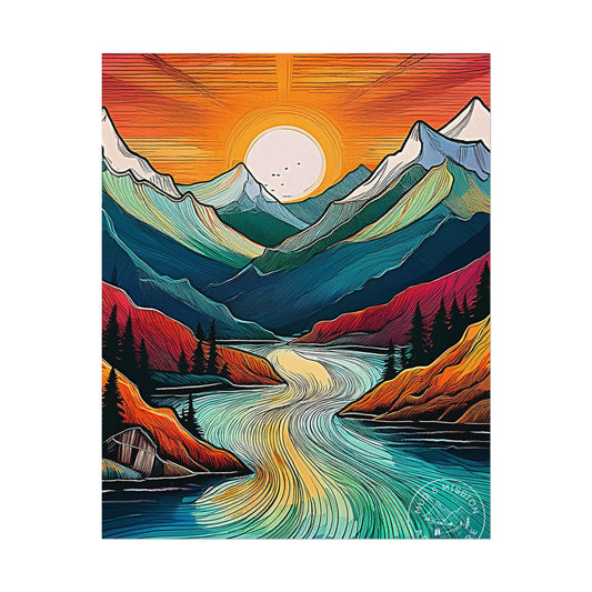 Kenai Fjords National Park Matte Poster